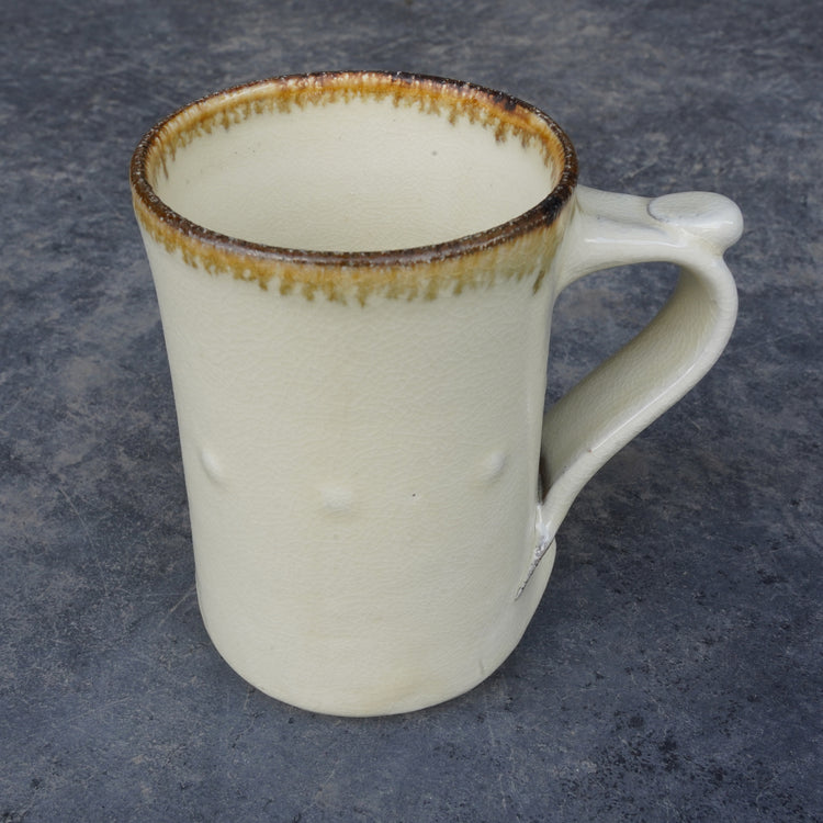 白釉イッチン文マグカップ